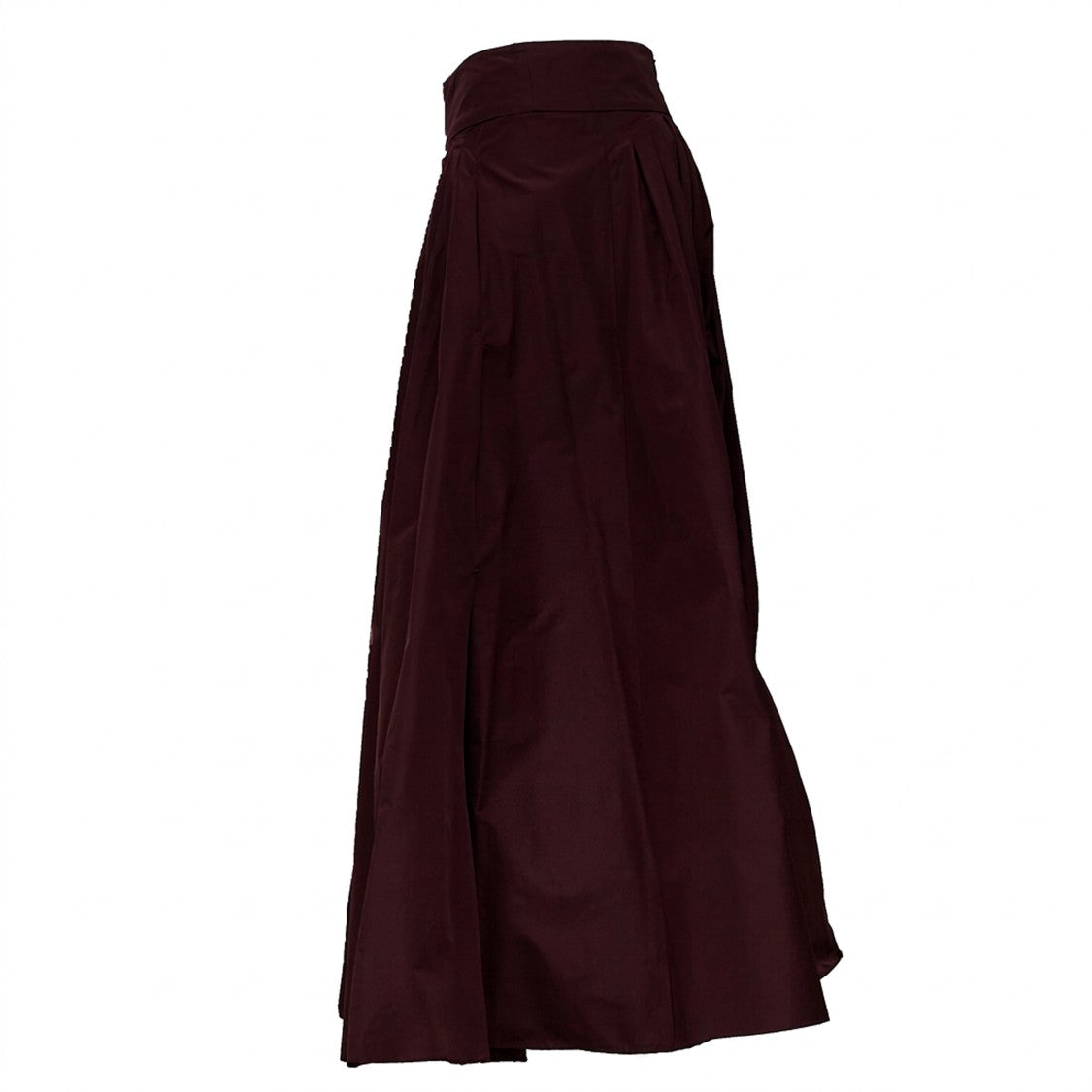 Max Mara Romina Long Taffeta Skirt