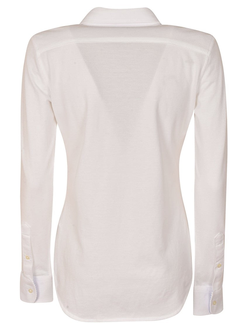 Polo Ralph Lauren Tailored Button-Down Long Sleeve Knit