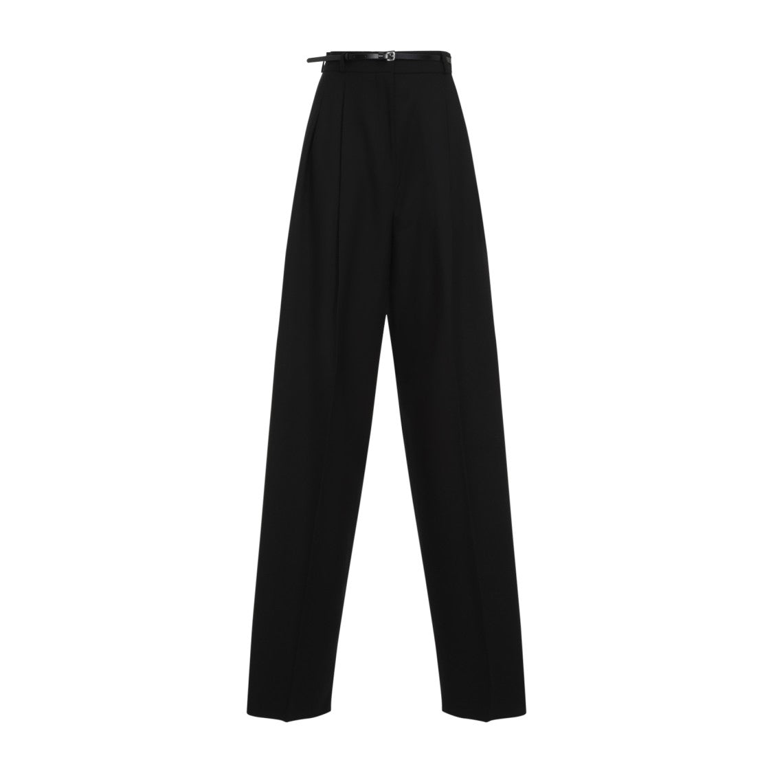 Sportmax Black Virgin Wool Keins 12 Pants