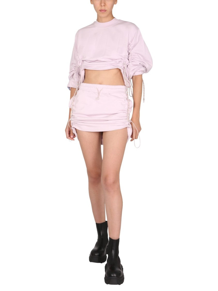 Mcq "Drawcord" Skirt