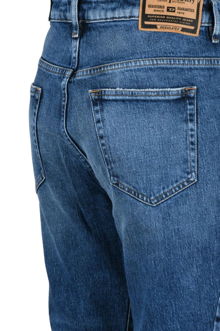 Diesel Blue D-Fayza Boyfriend Cotton Elastane Jeans