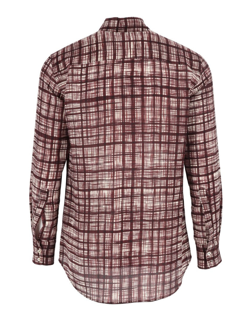 Aspesi Textured Silk Button-Down Blouse
