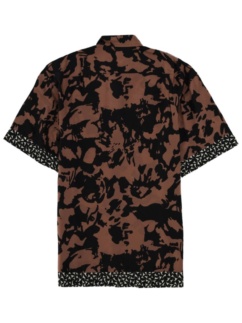 Dries Van Noten Cassidye Viscose Abstract Printed Shirt