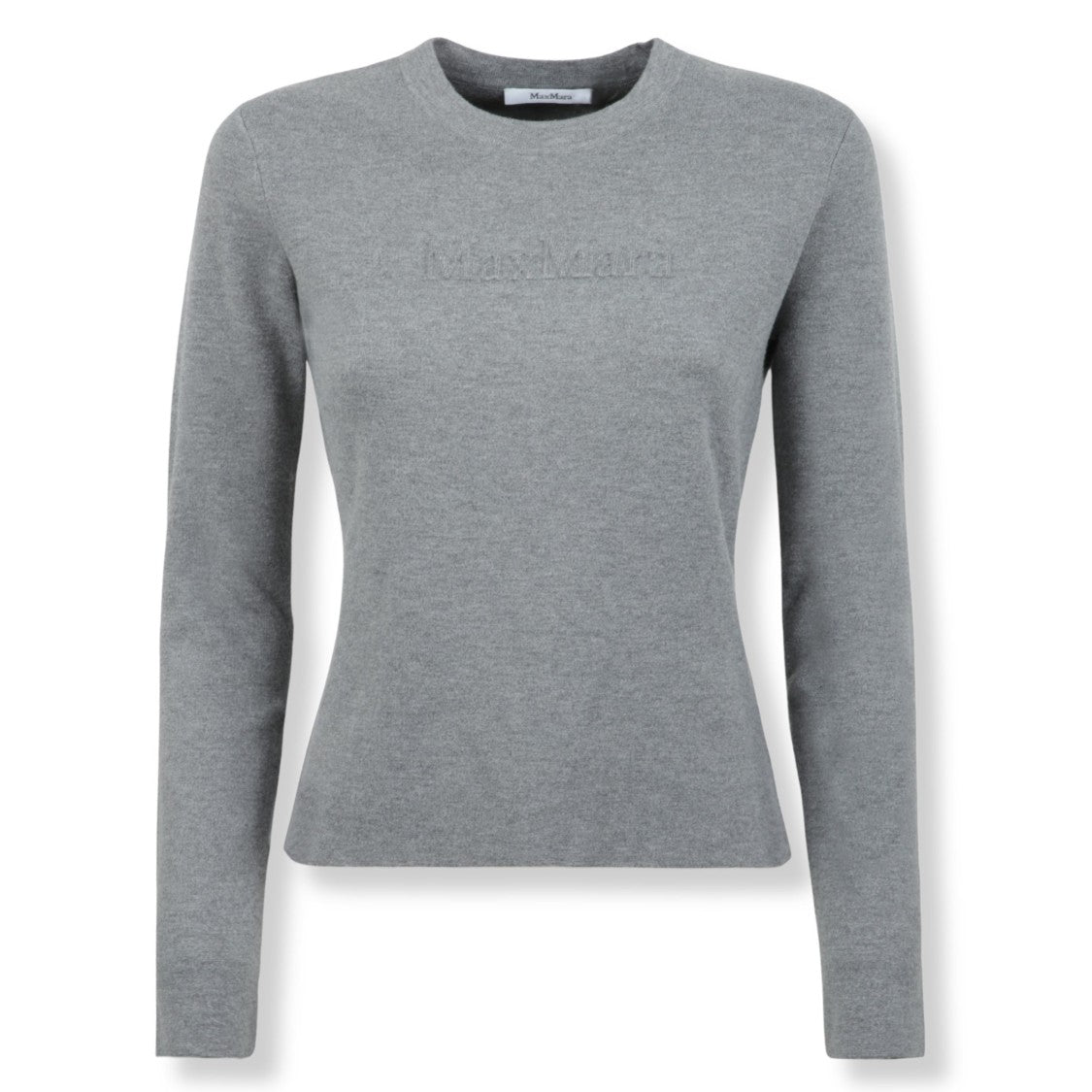 Max Mara Fitted Knit Top With Modest Neckline