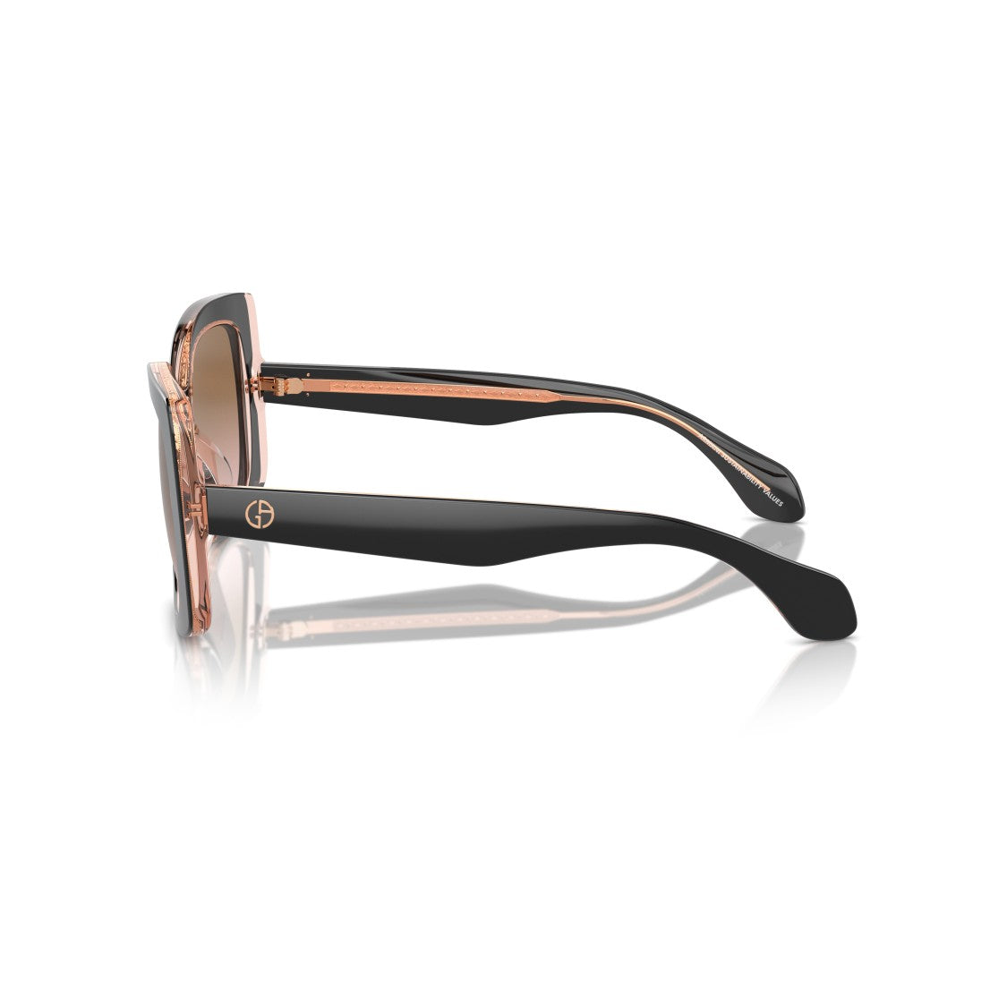 Giorgio Armani 0Ar8208u Oversized Square Acetate Sunglasses With Gradient Lenses