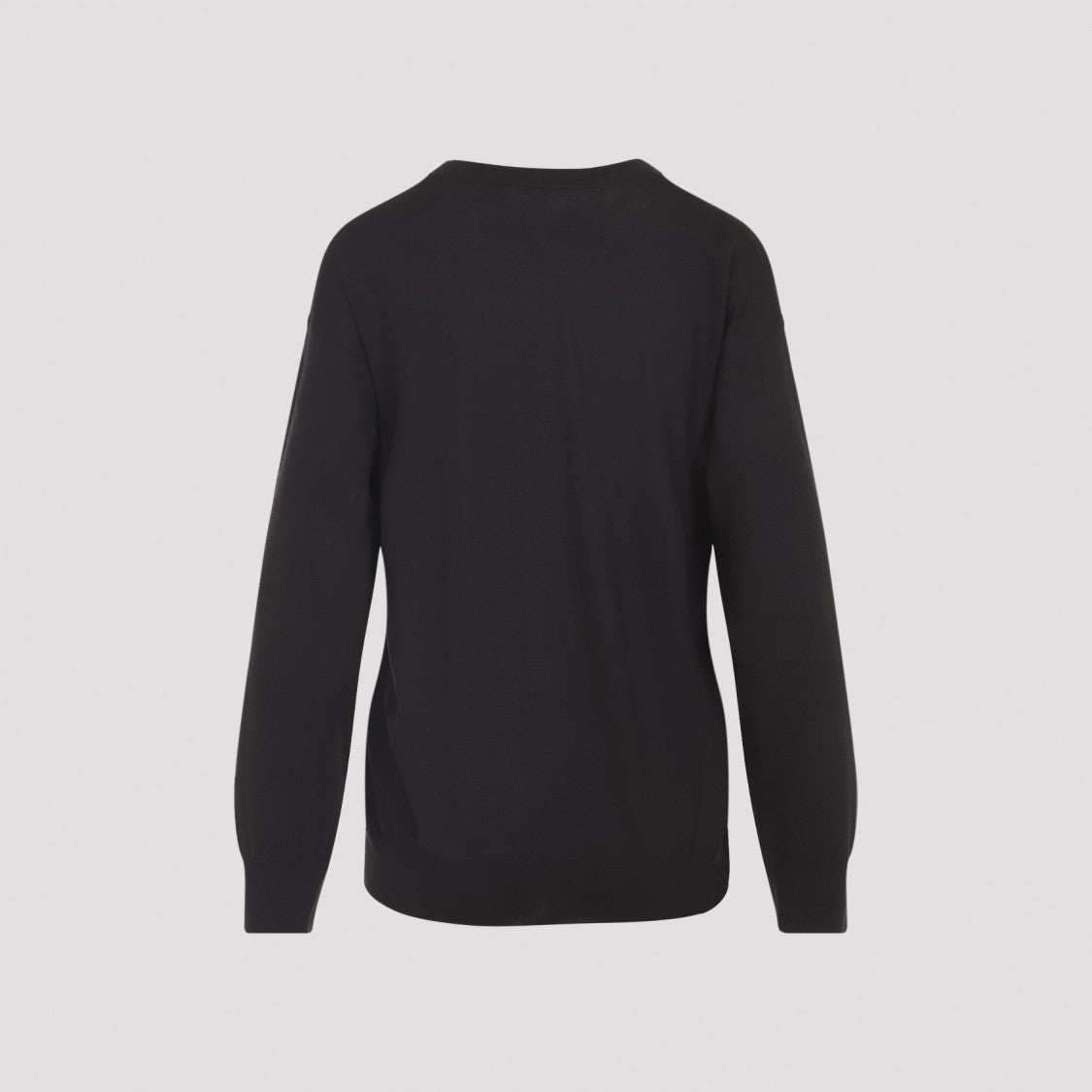 Loewe Refined Black Wool Blend Sweater