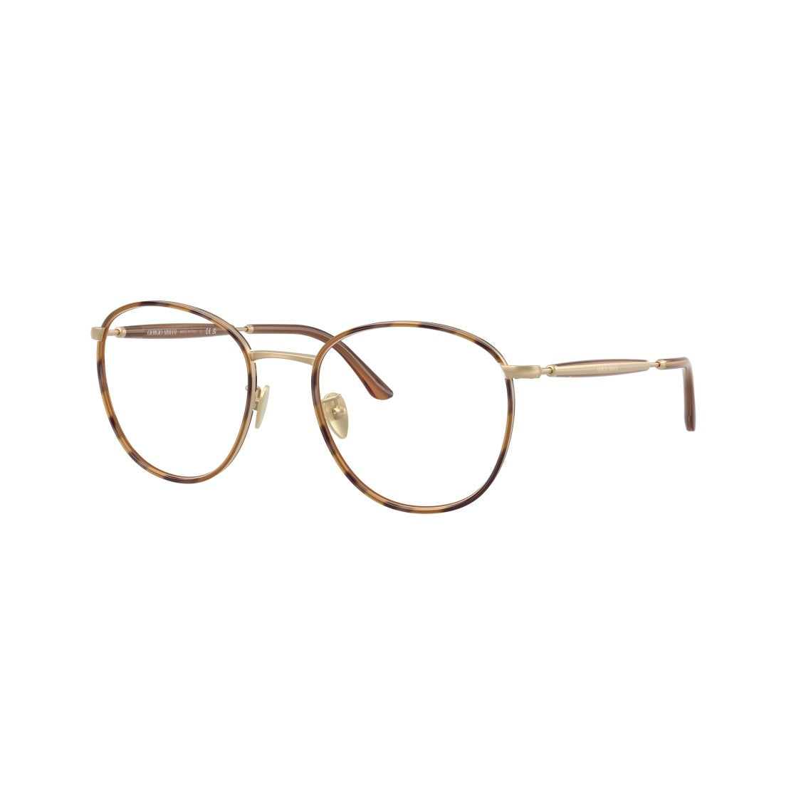 Giorgio Armani 0Ar5161j Thin Metal Frame Eyeglasses With Tortoiseshell Accents