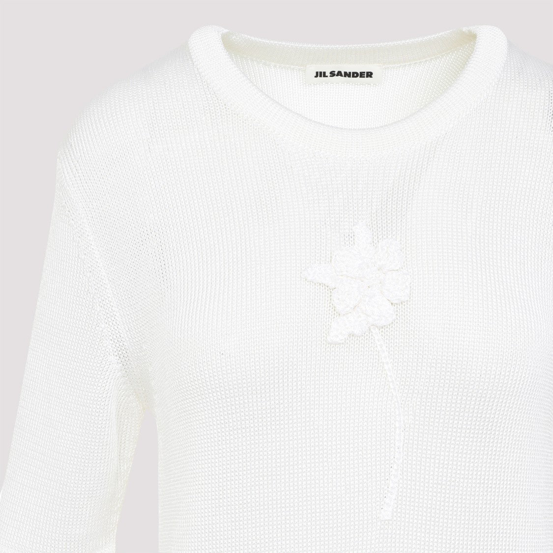 Jil Sander Flower Crochet T-Shirt