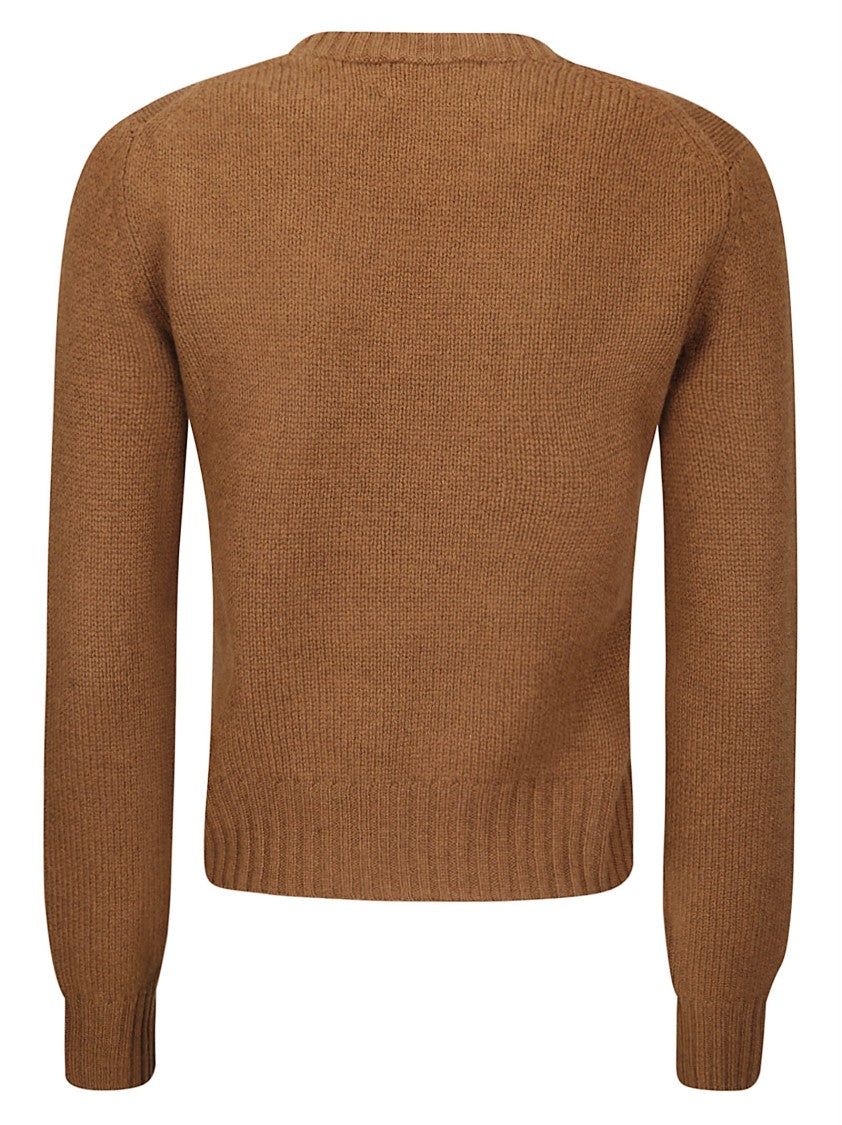 Be You Short-Fit Cashmere Crew Neck Sweater With Cozy Texture