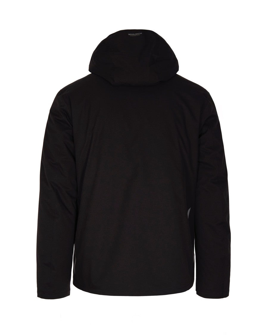 Woolrich Technical Fabric Crestmont Jacket With Adjustable Hood