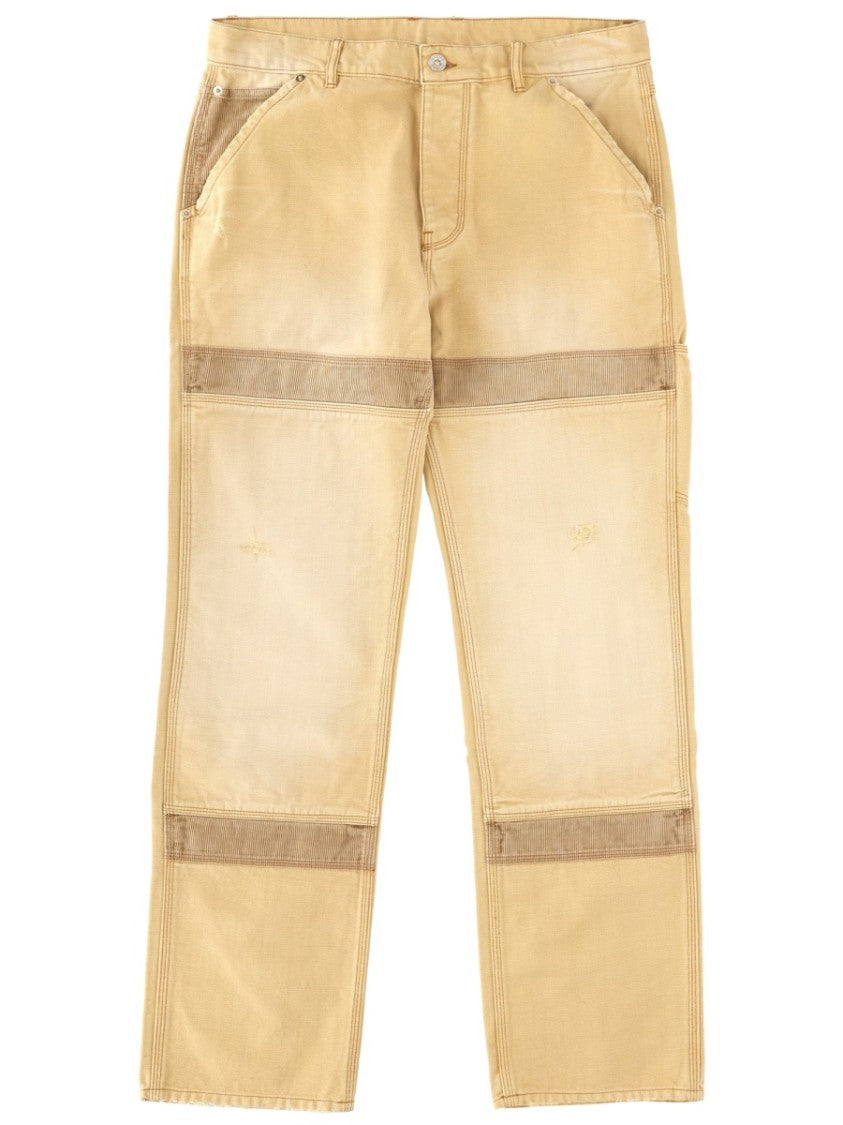 Wales Bonner Beige Cotton Sierra Panel Jeans