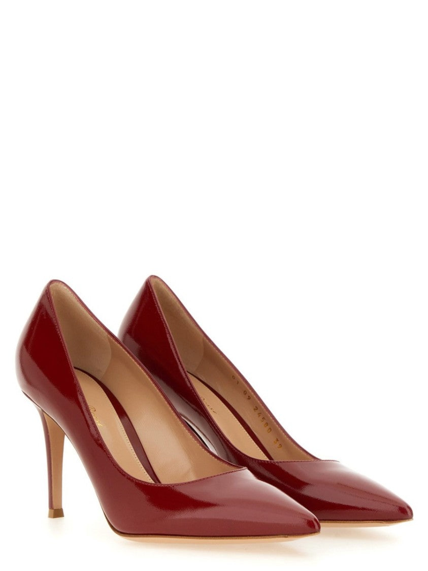 Gianvito Rossi Gianvito 85 Glossy Lamb Leather Pumps