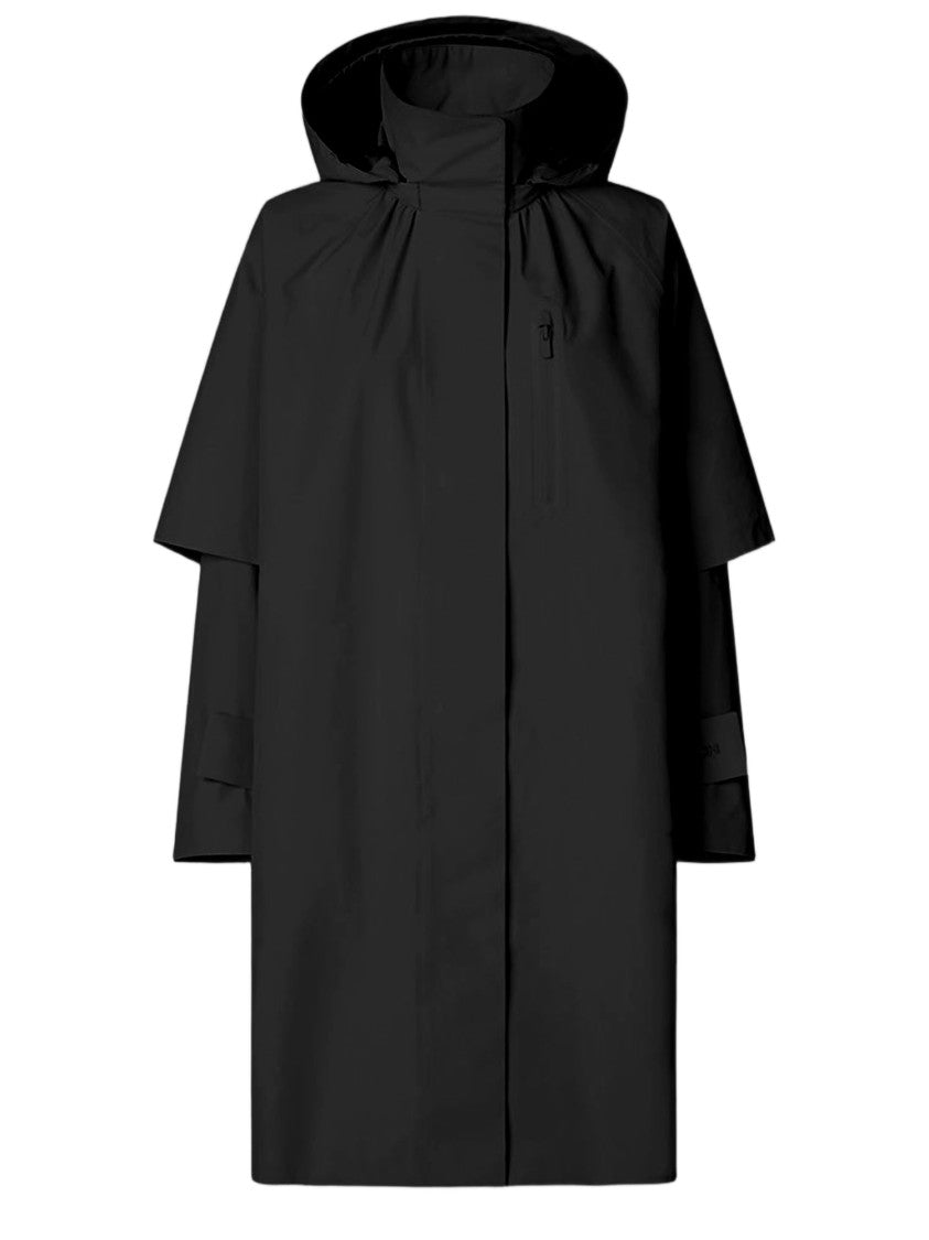 Save The Duck Nylon Jacket With Hood And High Collar