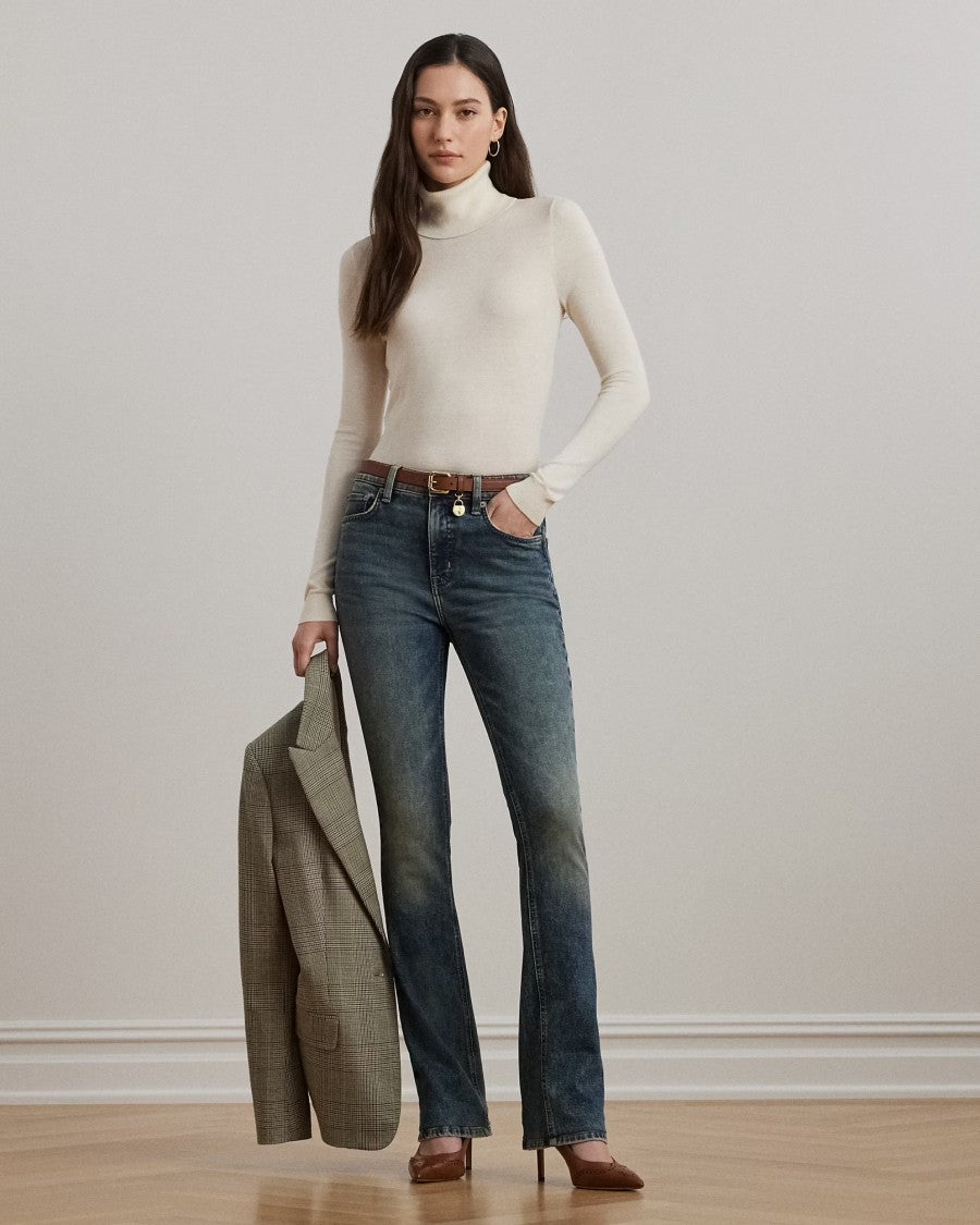 Lauren Ralph Lauren Zoe Long Sleeve Pullover In Mascarpone Cream