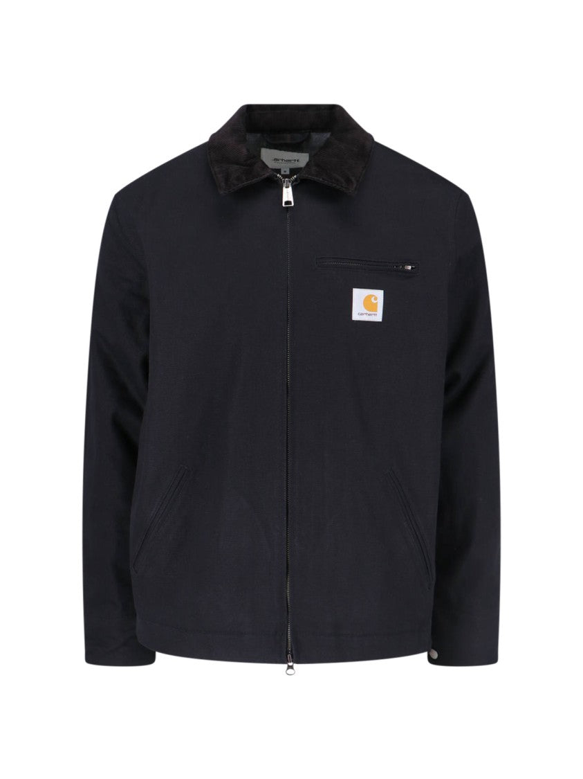 Carhartt Wip Black Detroit Cotton Jacket