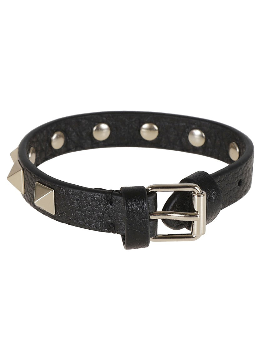 Valentino Garavani Textured Calfskin Bracelet