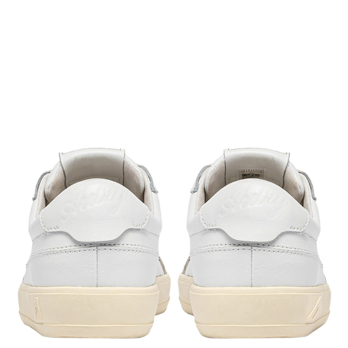 Autry Leather Low Sneakers With Round Toe And Subtle Logo Details
