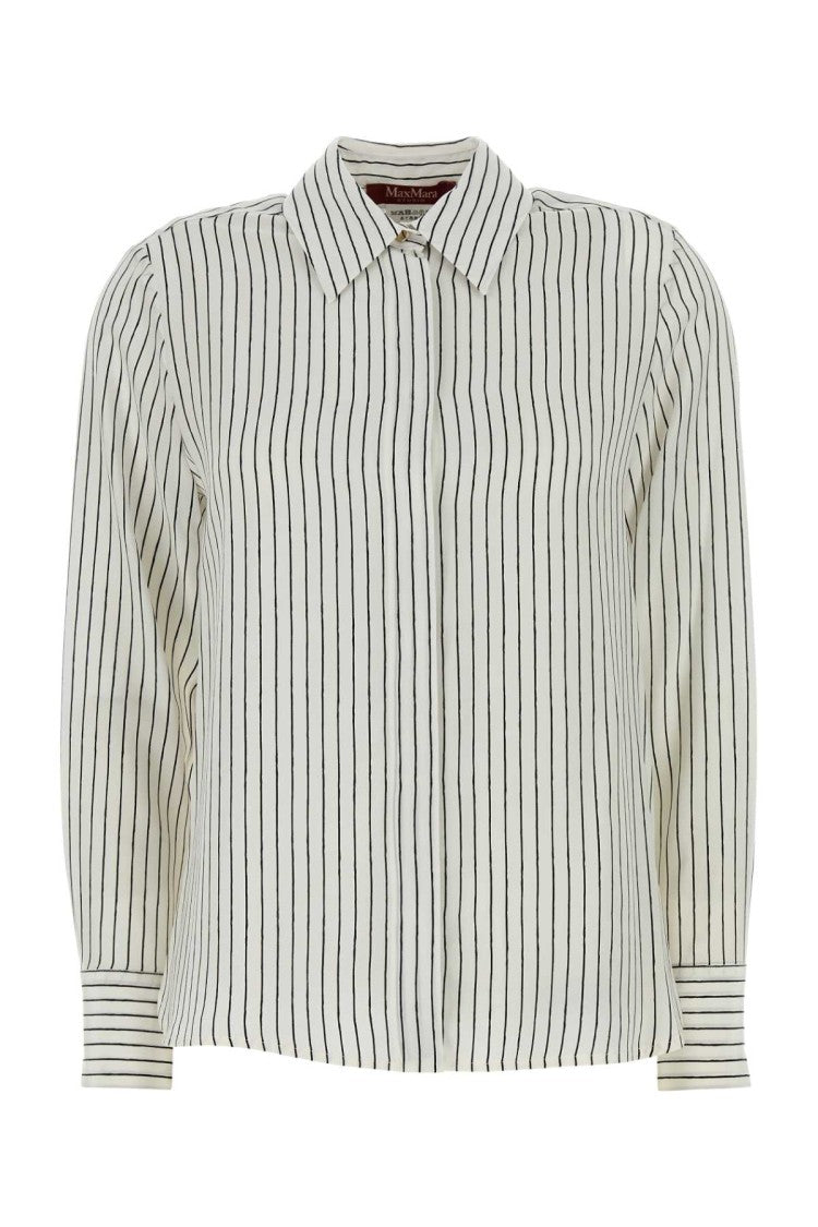 Mm Studio Printed Silk Lama Shirt