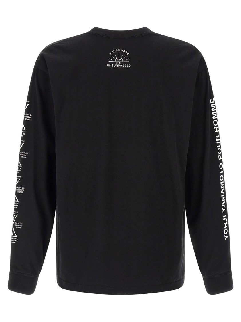 Yohji Yamamoto × Nh 'Ls Tee' T-Shirt