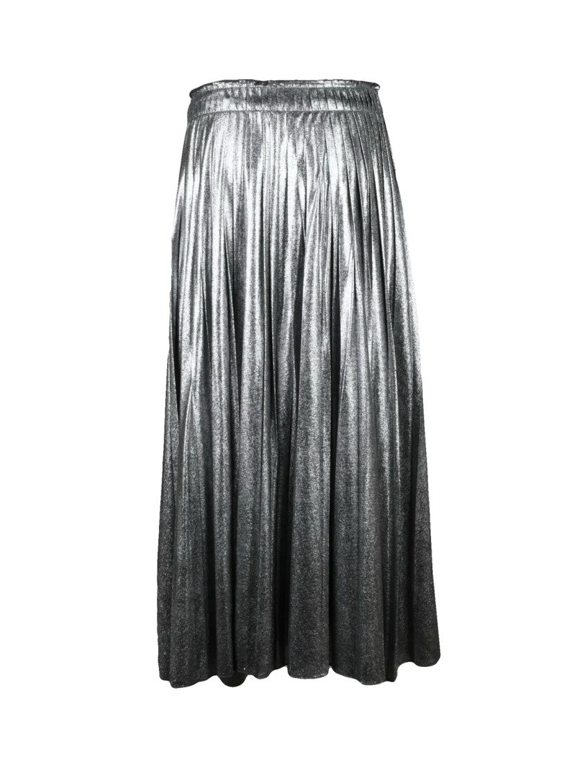Max Mara Gamma Skirt Polyester - Silver