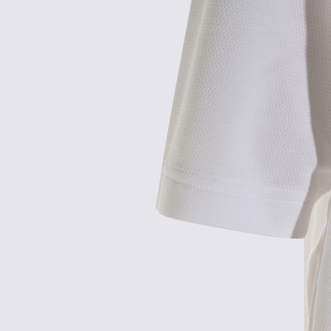 Casablanca Polo Shirt With Distinctive Leaf Pattern Collar