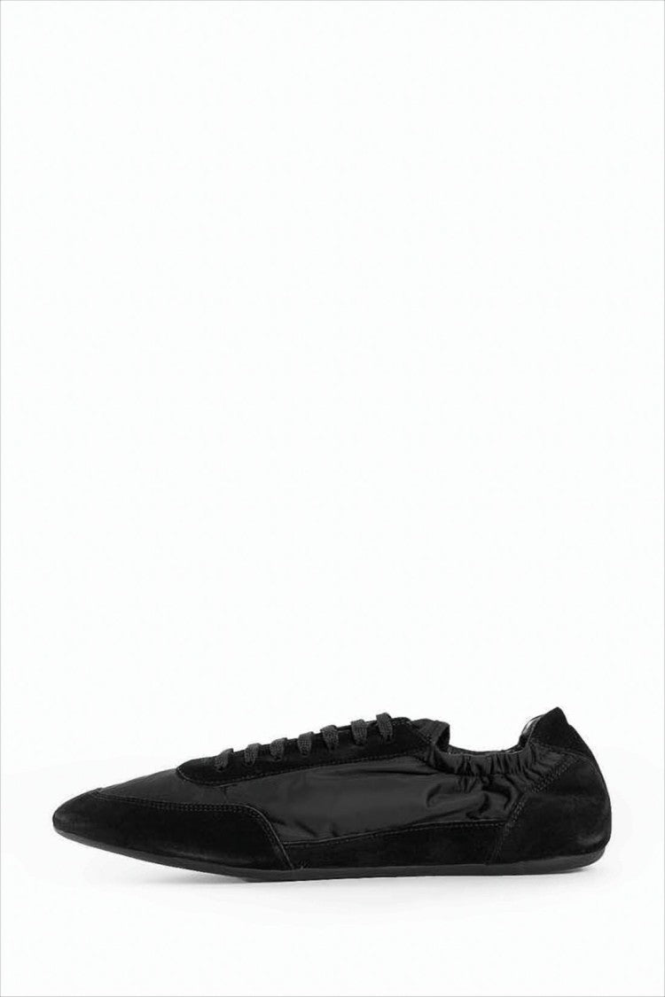 Prada Pointed Toe Sneakers With Recycled Materials