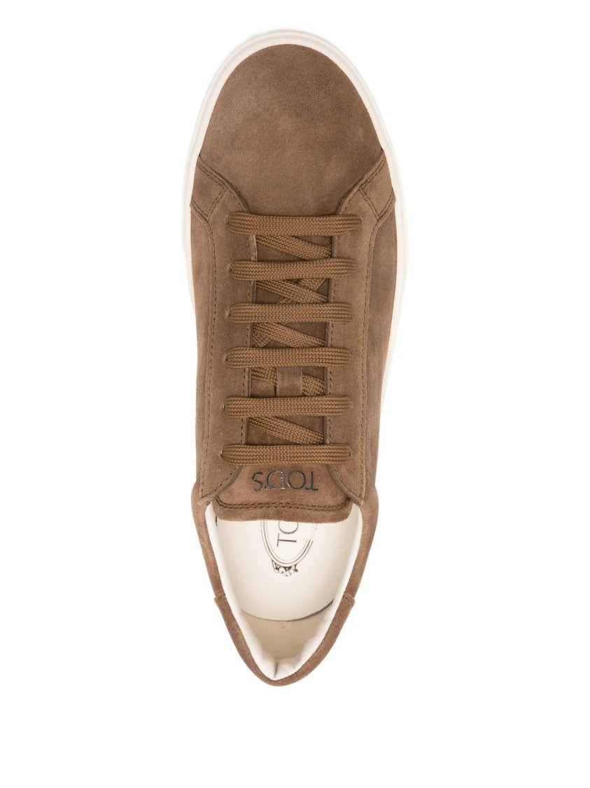 Tod's Brown Sneakers Suede Low-Top Sneakers