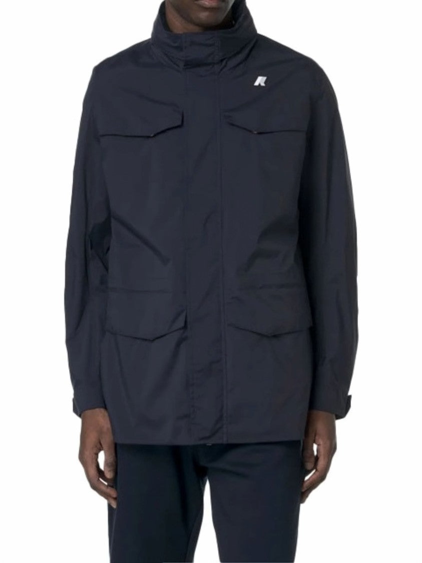 K-Way Dark Blue Minimalist Manuel Jacket