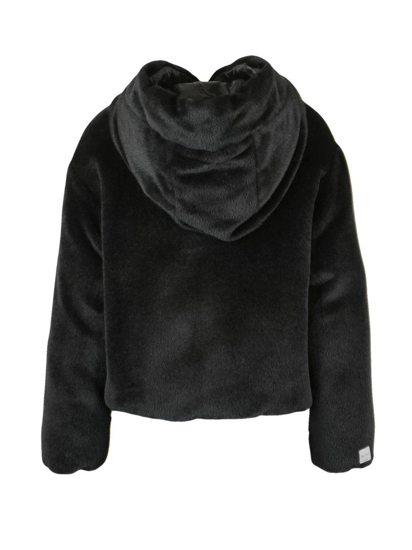 Max Mara Reversible Padded Coat With Hood And Zip Closure