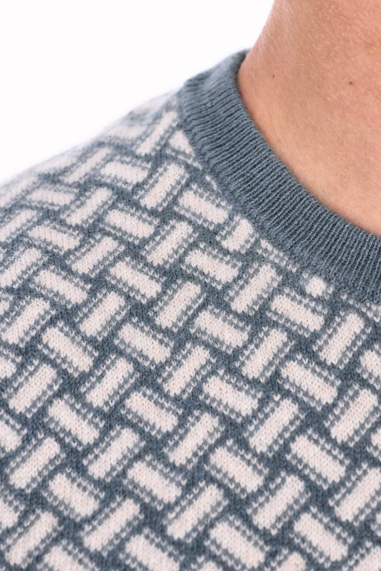 Drumohr Biscottino Pure Cashmere Crewneck Sweater
