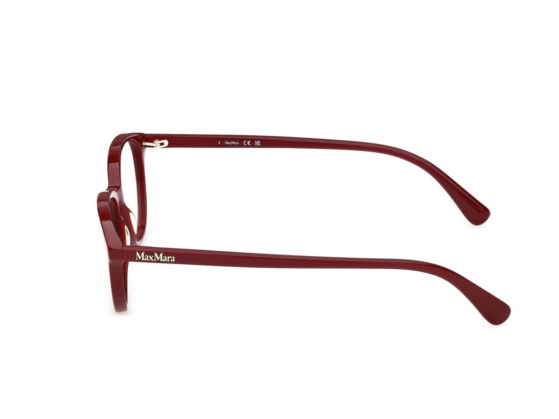 Max Mara Mm5265 Deep Burgundy Rounded Cat-Eye Eyeglasses