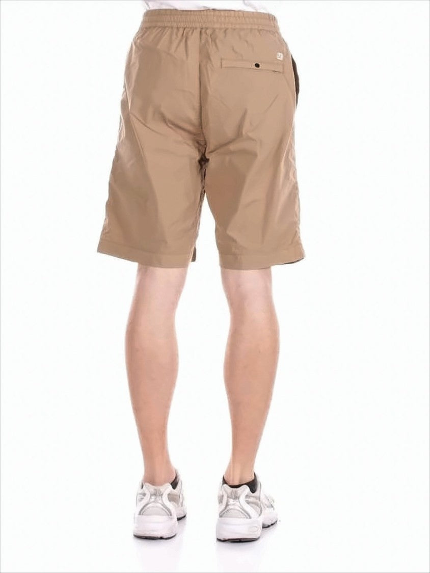 C.P. Company Mid-Thigh Length Relaxed Fit Shorts With Functional Pockets