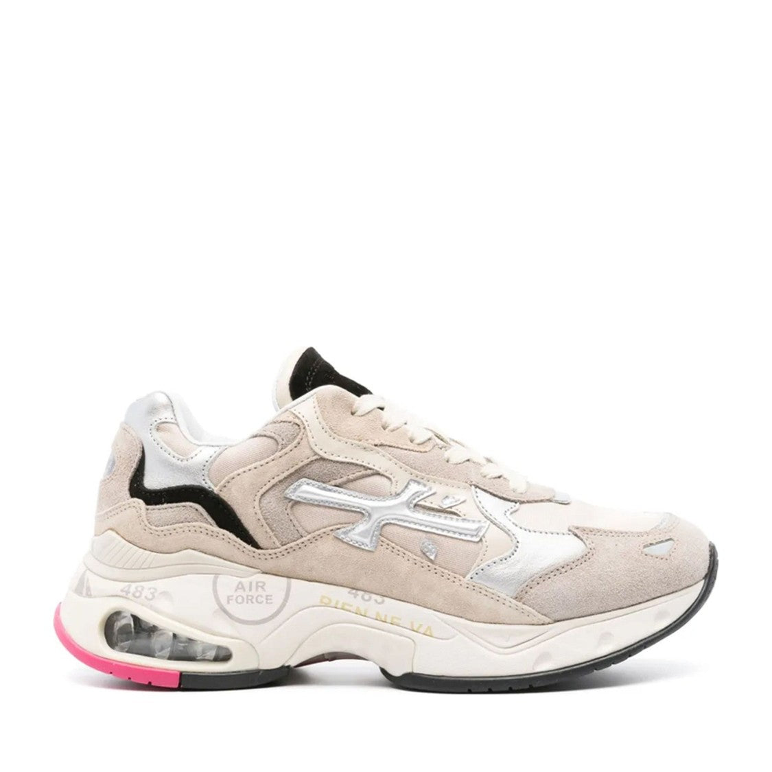 Premiata Multicolor Sharkyd Leather Chunky Sneakers