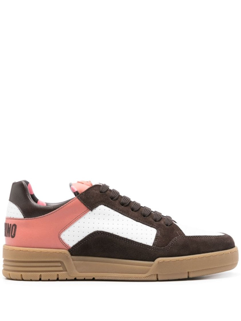 Moschino Panelled Low-Top Sneakers