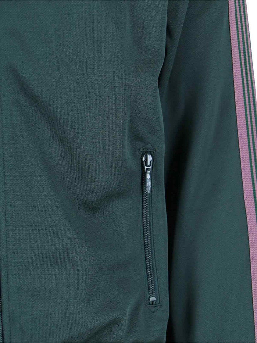 Needles Logo Sports Jacket, In Green Fabric