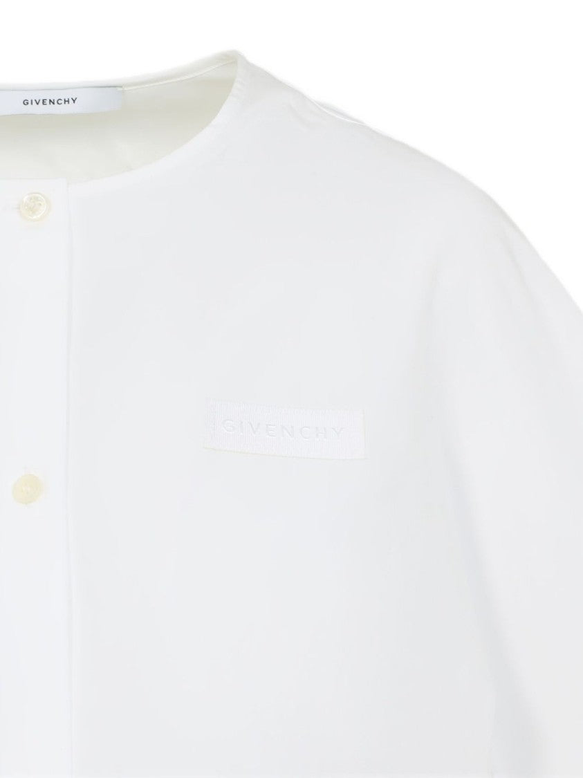 Givenchy Cropped White Top