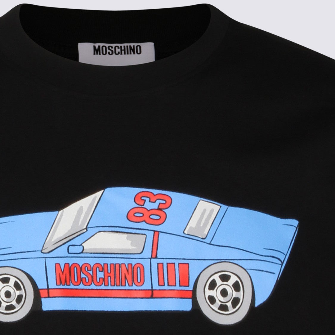 Moschino Short-Sleeve Black T-Shirt