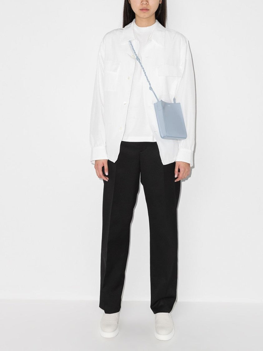 Jil Sander Round Neck White Cotton T-Shirt