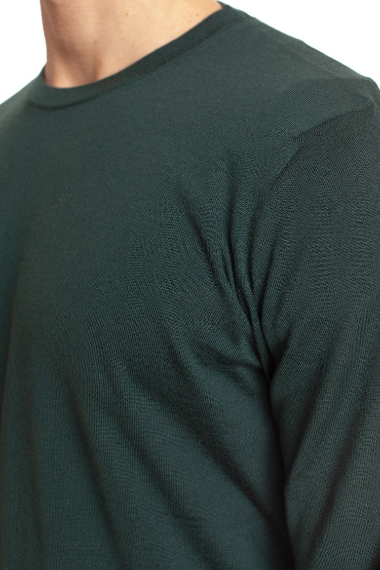 Drumohr Extrafine Super 140'S Wool Crewneck Sweater