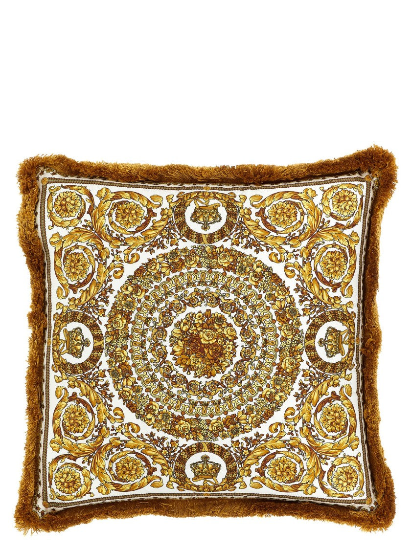 Versace Home Cushion With Fringes