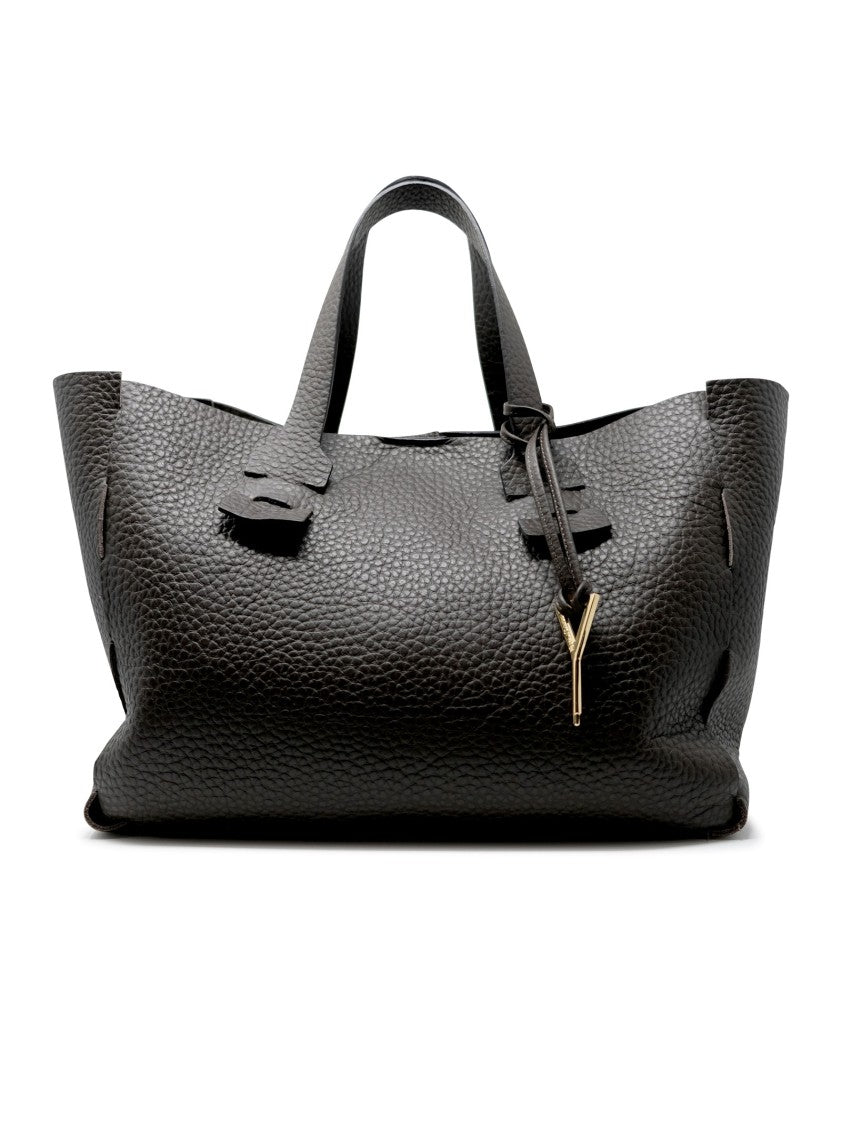 Elena Cardinali Metamorphose M Brown Leather Handbag