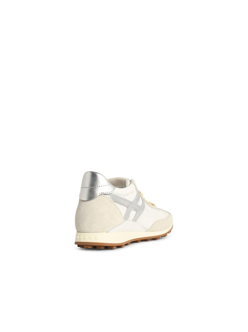 Hogan 'H699' White Leather Blend Sneakers