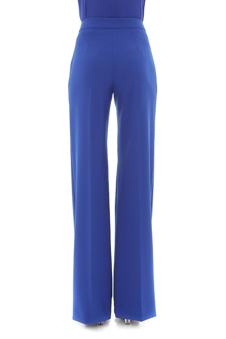 Moschino Blue Soft And Straight Line Trousers