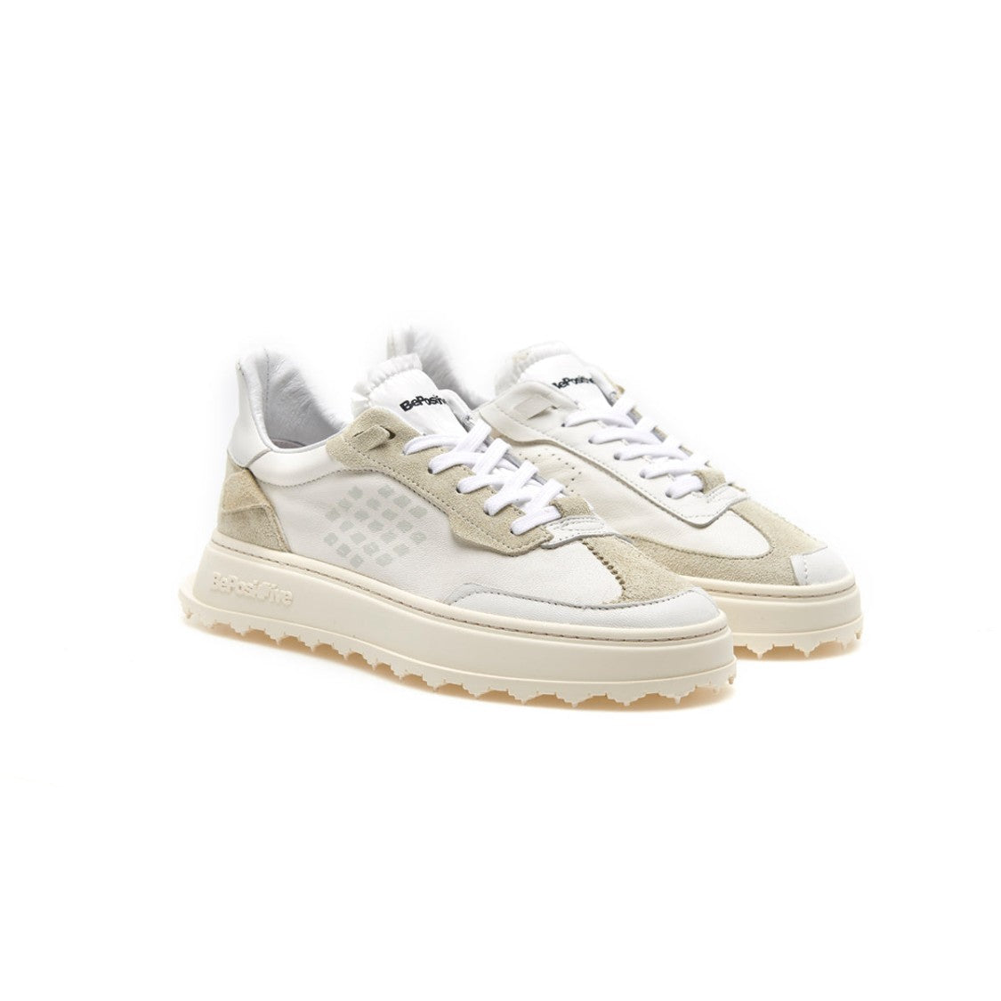 Bepositive Cuprace Wing - Leather + Suede Sneakers