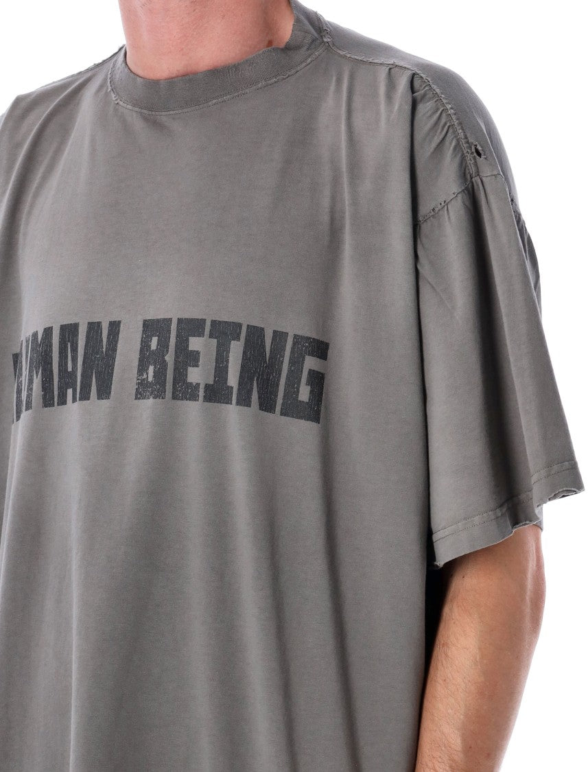 Balenciaga Human Being Shifted T-Shirt