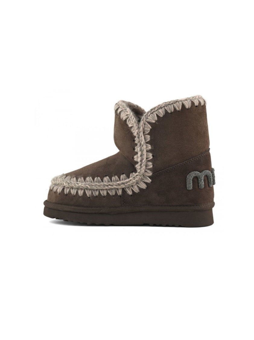 Mou Brown Eskimo 18 Glitter Logo Clog