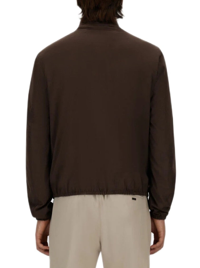 Herno Microfiber Suede Jacket With Innovative Details