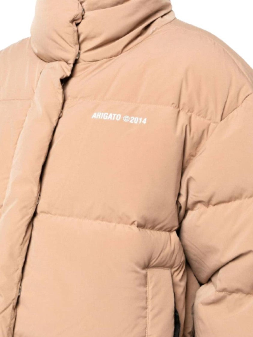 Axel Arigato Cropped Puffer Jacket With High Collar And Minimalist Design