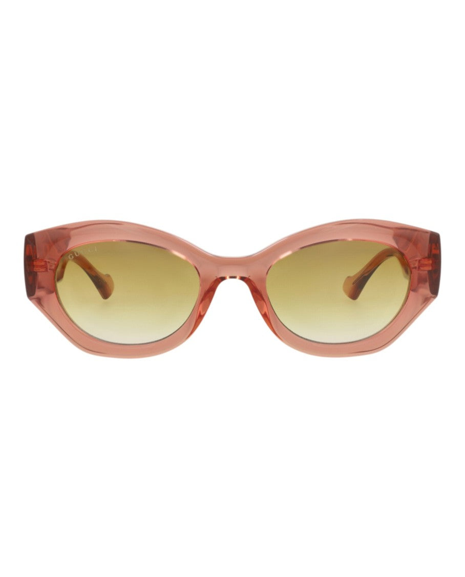 Gucci Round-Frame Injection Sunglasses