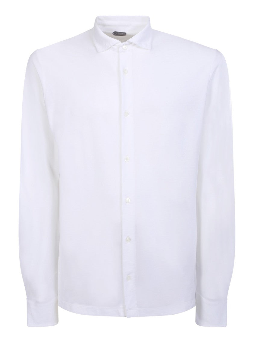 Zanone White Cotton Shirt